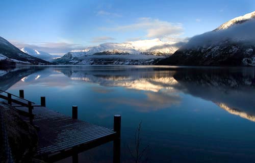Jølstravatnet Lake in Jølster, Norway
